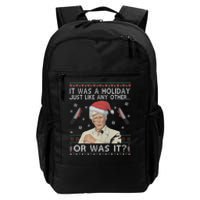 Funny It Was A Holiday Just Like Any Other Or Was It Keith Morrison Daily Commute Backpack