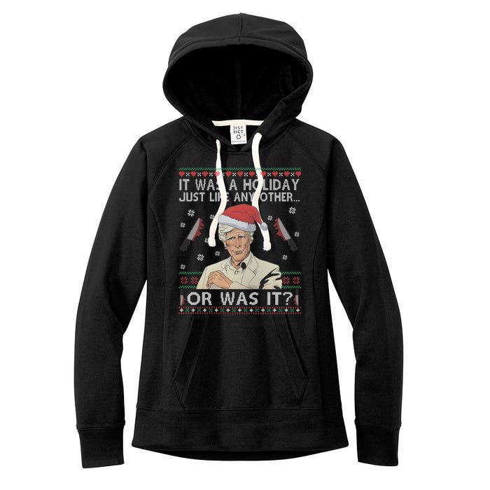 Funny It Was A Holiday Just Like Any Other Or Was It Keith Morrison Women's Fleece Hoodie