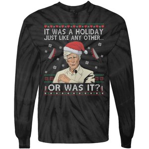 Funny It Was A Holiday Just Like Any Other Or Was It Keith Morrison Tie-Dye Long Sleeve Shirt