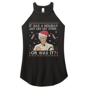 Funny It Was A Holiday Just Like Any Other Or Was It Keith Morrison Women's Perfect Tri Rocker Tank