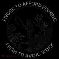 Fisherman I Work To Afford Fishing I Fish To Avoid Work Flatbill Hat