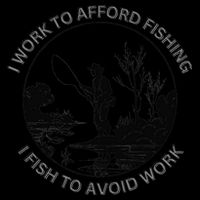 Fisherman I Work To Afford Fishing I Fish To Avoid Work Wool Snapback Cap