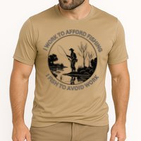 Fisherman I Work To Afford Fishing I Fish To Avoid Work Performance Shirt