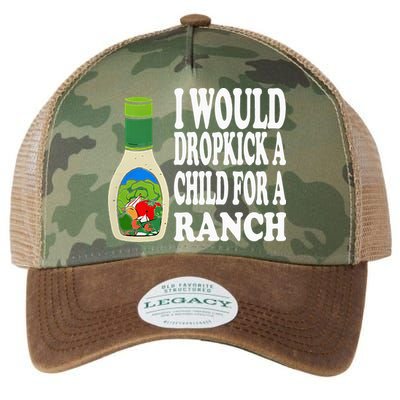 Funny I Would Dropkick A Child For Ranch Legacy Tie Dye Trucker Hat