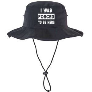 Funny I Was Forced To Be Here Sarcastic Gift Legacy Cool Fit Booney Bucket Hat