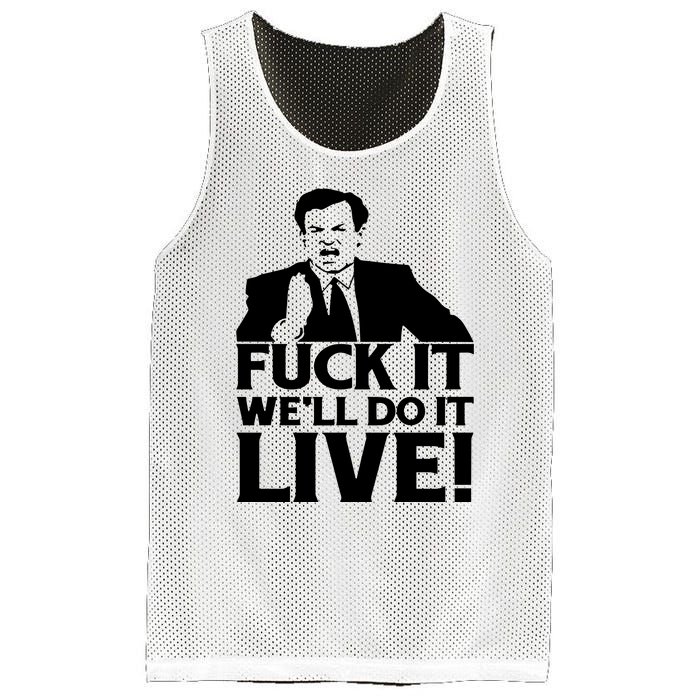 Fuck It We’Ll Do It Live Mesh Reversible Basketball Jersey Tank