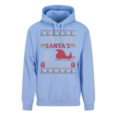 Funny I Welded Santa’S Sleigh Gift Ugly Welder Christmas Unisex Surf Hoodie