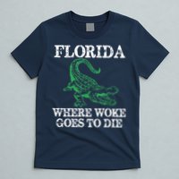 Florida Is Where Woke Goes To Die Crocodile Alligator T-Shirt