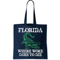 Florida Is Where Woke Goes To Die Crocodile Alligator Bag
