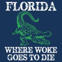 Florida Is Where Woke Goes To Die Crocodile Alligator Bag