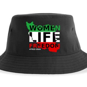 Free Iran Women Life Freedom Stand With Persian Women,Iran Sustainable Bucket Hat