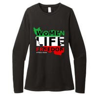 Free Iran Women Life Freedom Stand With Persian Women,Iran Womens CVC Long Sleeve Shirt