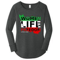 Free Iran Women Life Freedom Stand With Persian Women,Iran Women's Perfect Tri Tunic Long Sleeve Shirt