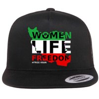 Free Iran Women Life Freedom Stand With Persian Women,Iran Flat Bill Trucker Hat