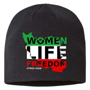 Free Iran Women Life Freedom Stand With Persian Women,Iran Sustainable Beanie