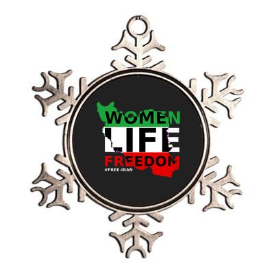 Free Iran Women Life Freedom Stand With Persian Women,Iran Metallic Star Ornament