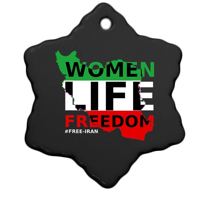 Free Iran Women Life Freedom Stand With Persian Women,Iran Ceramic Star Ornament