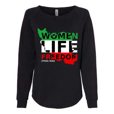 Free Iran Women Life Freedom Stand With Persian Women,Iran Womens California Wash Sweatshirt