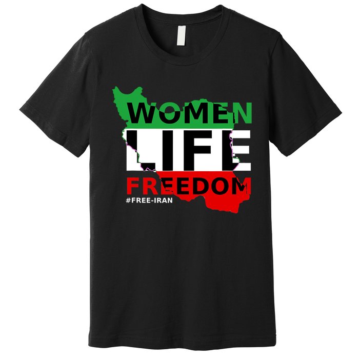 Free Iran Women Life Freedom Stand With Persian Women,Iran Premium T-Shirt