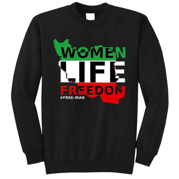 Free Iran Women Life Freedom Stand With Persian Women,Iran Tall Sweatshirt