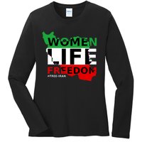 Free Iran Women Life Freedom Stand With Persian Women,Iran Ladies Long Sleeve Shirt