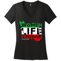 Free Iran Women Life Freedom Stand With Persian Women,Iran Women's V-Neck T-Shirt