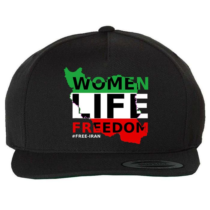 Free Iran Women Life Freedom Stand With Persian Women,Iran Wool Snapback Cap