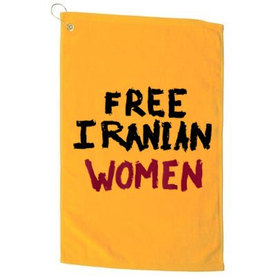 Free Iranian Women Mahsa Amini Iran #MAHSAAMINI Platinum Collection Golf Towel