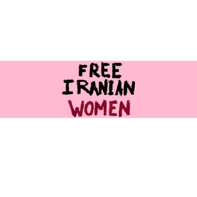 Free Iranian Women Mahsa Amini Iran #MAHSAAMINI Bumper Sticker