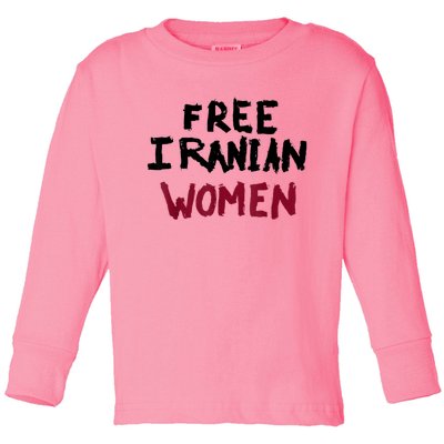 Free Iranian Women Mahsa Amini Iran #MAHSAAMINI Toddler Long Sleeve Shirt