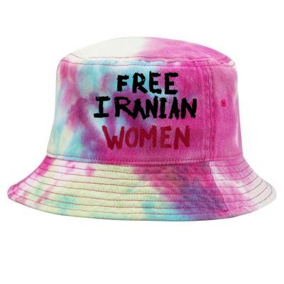 Free Iranian Women Mahsa Amini Iran #MAHSAAMINI Tie-Dyed Bucket Hat