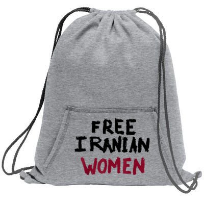 Free Iranian Women Mahsa Amini Iran #MAHSAAMINI Sweatshirt Cinch Pack Bag