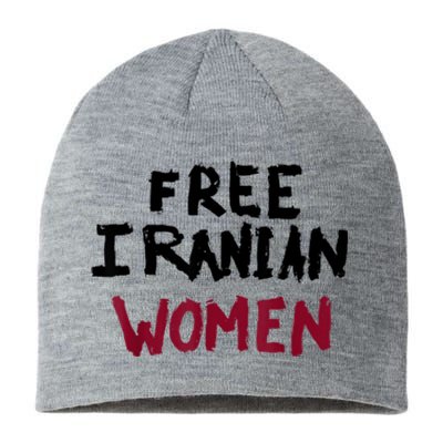 Free Iranian Women Mahsa Amini Iran #MAHSAAMINI Sustainable Beanie