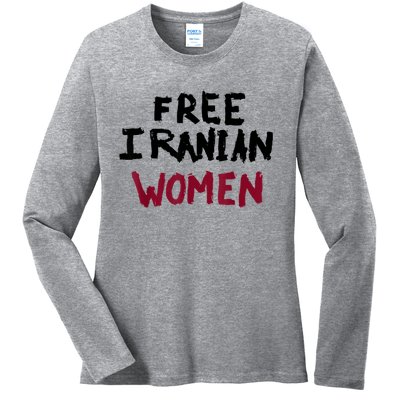 Free Iranian Women Mahsa Amini Iran #MAHSAAMINI Ladies Long Sleeve Shirt