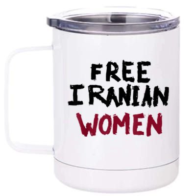 Free Iranian Women Mahsa Amini Iran #MAHSAAMINI 12 oz Stainless Steel Tumbler Cup