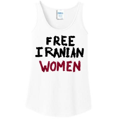 Free Iranian Women Mahsa Amini Iran #MAHSAAMINI Ladies Essential Tank