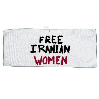 Free Iranian Women Mahsa Amini Iran #MAHSAAMINI Large Microfiber Waffle Golf Towel