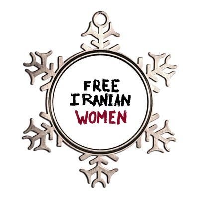 Free Iranian Women Mahsa Amini Iran #MAHSAAMINI Metallic Star Ornament