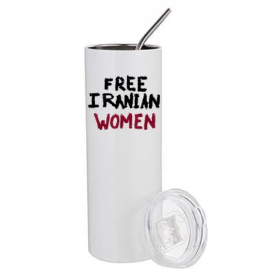 Free Iranian Women Mahsa Amini Iran #MAHSAAMINI Stainless Steel Tumbler