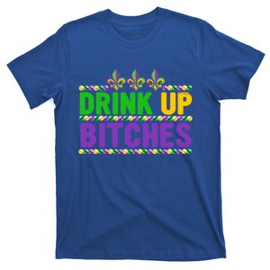 Funny Ing Wine Beer Lover Up It's Mardi Gras Gift T-Shirt