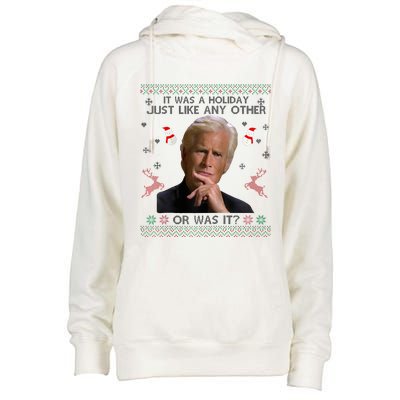 Funny It Was A Holiday Just Like Any Other Or Was It Raglan Baseball Womens Funnel Neck Pullover Hood