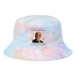 Funny It Was A Holiday Just Like Any Other Or Was It Raglan Baseball Tie Dye Newport Bucket Hat