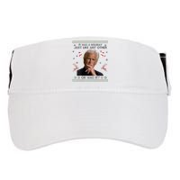 Funny It Was A Holiday Just Like Any Other Or Was It Raglan Baseball Adult Drive Performance Visor