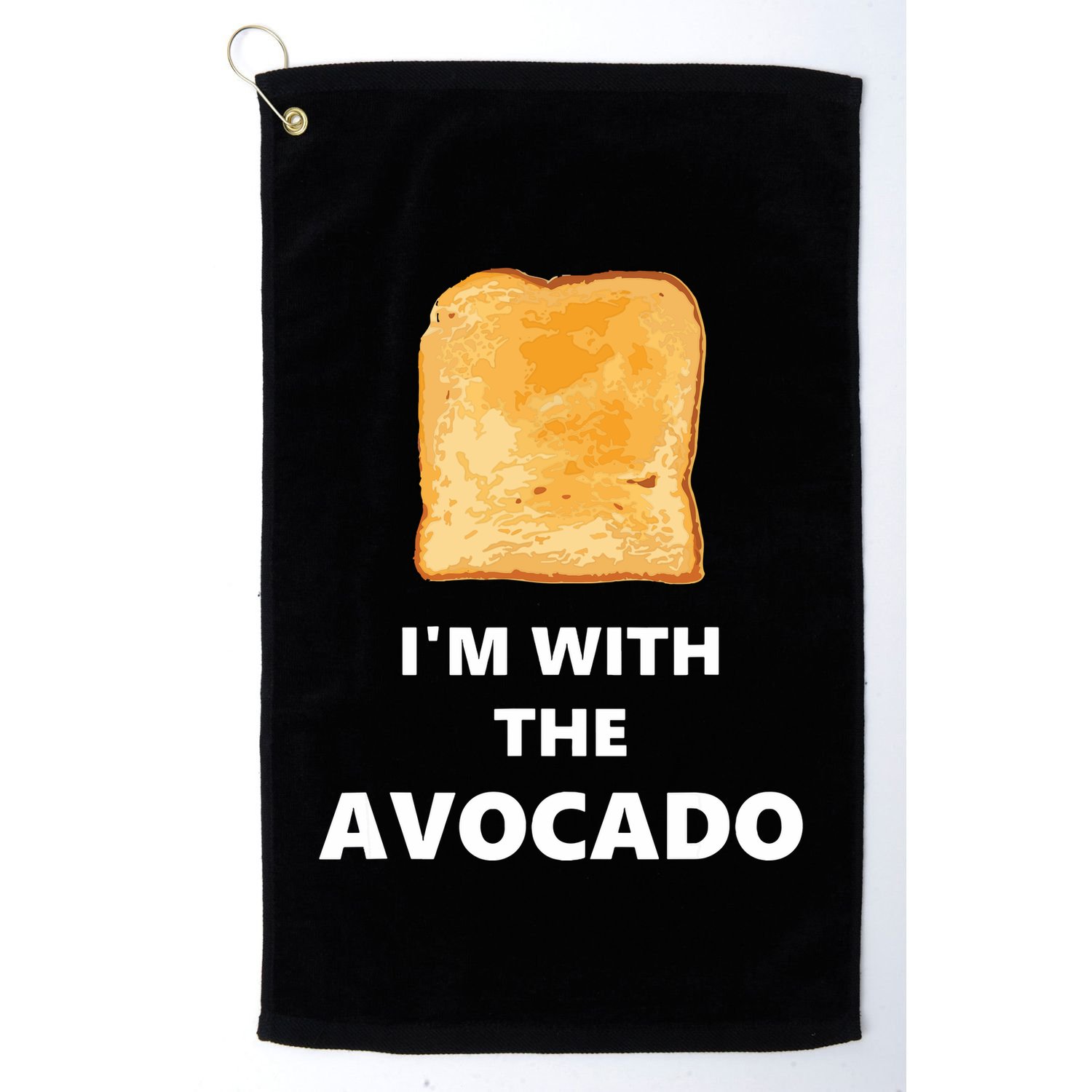 Fun Im With The Avocado Toast Halloween Costume Golf Towel