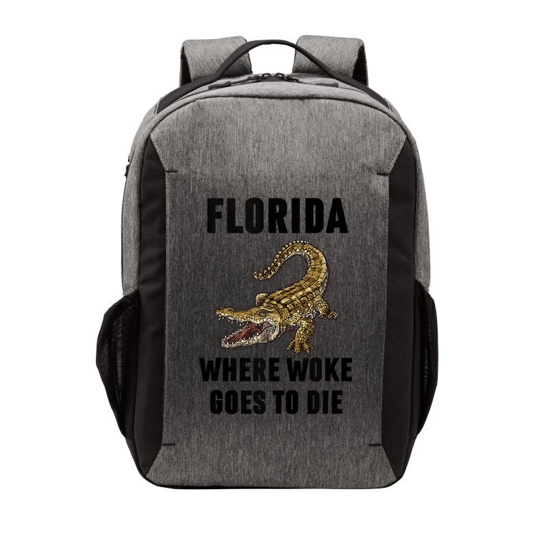 Florida Is Where Woke Goes To Die Funny Shirt Vector Backpack