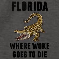 Florida Is Where Woke Goes To Die Funny Shirt Vector Backpack