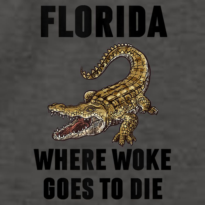 Florida Is Where Woke Goes To Die Funny Shirt Vector Backpack