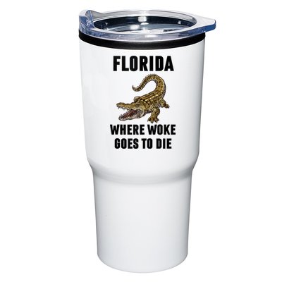 Florida Is Where Woke Goes To Die Funny Shirt Tumbler
