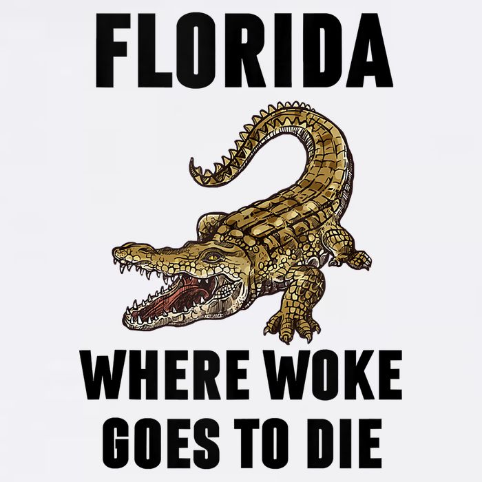 Florida Is Where Woke Goes To Die Funny Shirt Womens T-Shirt