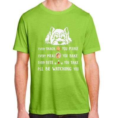 Funny I Will Be Watching You Westie Apparel For Dog Owners Adult ChromaSoft Performance T-Shirt